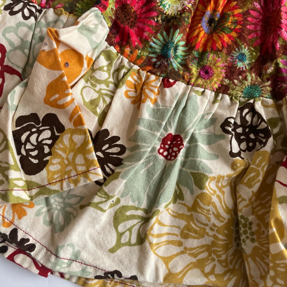 Custom Collection BY CHARLOTTE SNEAD Floral Mixed Print Dress - Size 7 - Picture 2 of 6